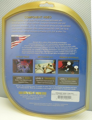 Straightwire Image-Link 1 meter Component video cable - Picture 2 of 3