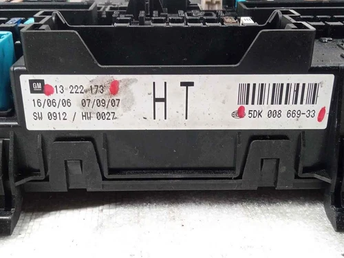 13222176 Caja Reles/Fusibles para OPEL ZAFIRA A Comfort 1999 509748 - Imagen 3 de 9