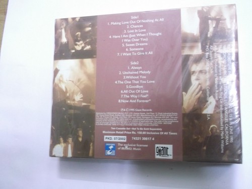 AIR SUPPLY NOW FOREVER GREATEST hit LIVE SPL 2 CASSETTE PACK sealed 2002 INDIA - Picture 2 of 2