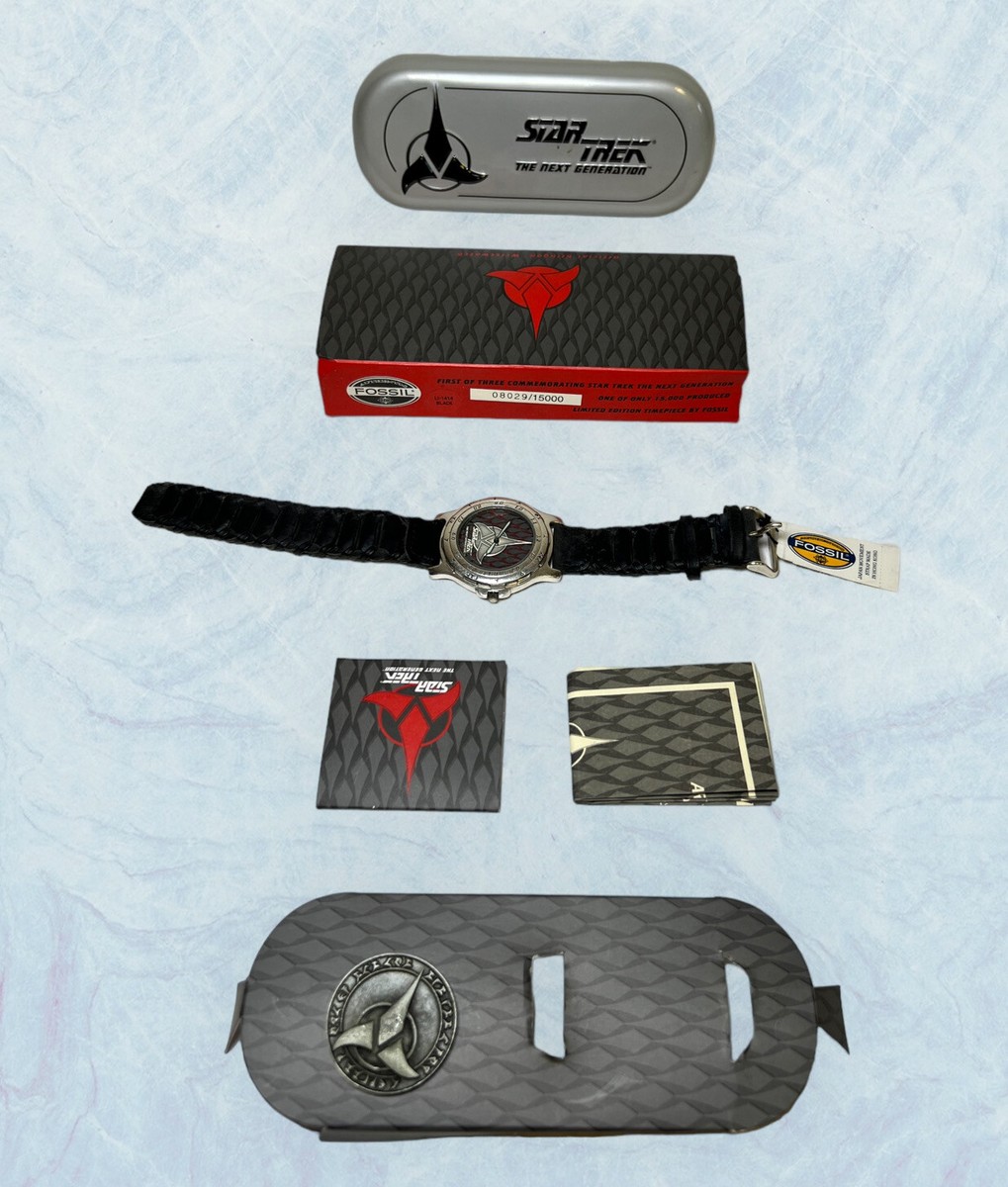 NEW 1996 FOSSIL Star Trek Next Generation Limited Edition 8029