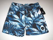 Quiksilver Big Boys XL/16 Tropical Flow Volley Board Swim Trunks Shorts Lined