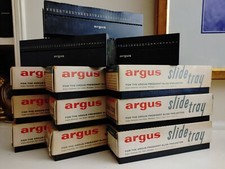 Lot of 12 Vintage Argus 36 Capacity 35mm Slide Magazine Trays