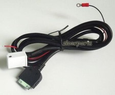 Car AUX audio Cable12-pin Adapter For BMW E60 04-10 E63 E64 E61 iPod iPhone 3G