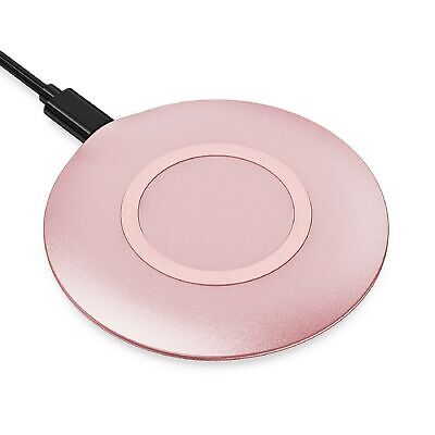 For iPhone 15/Pro/Max/Plus Fast 15W Wireless Charger Pink Charging Pad  Slim
