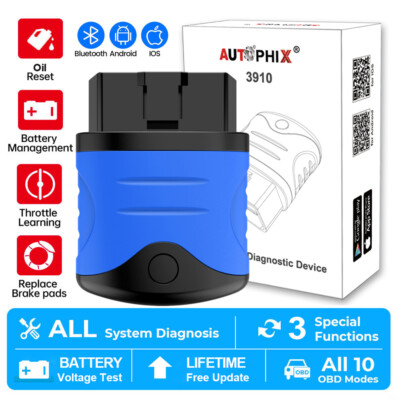 Autophix 3910 for BMW Automotive Bluetooth OBD2 Scanner All System Diagnostic Co