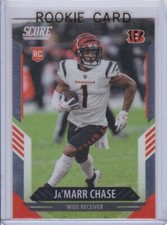 Ja'MARR CHASE ROOKIE CARD 2021 Score Update RC Cincinnati Bengal Jamarr Football