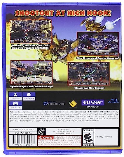 Game hành động Wild Guns Reloaded phát hành bản box cho Switch và PS4