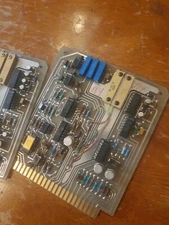 NICE RARE Vintage PCB Insert Slot Card Datel  # PC-0213 02  mm74c74n