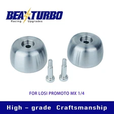 BeaxTurbo CNC Stainless Steel Caster Wheels For LOSI Promoto MX 1/4 LOS264003
