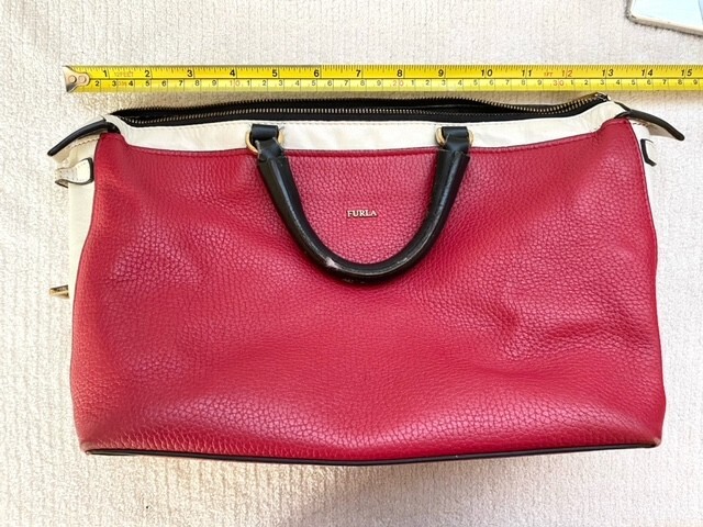Authentic Furla Leather Handbag — image 7
