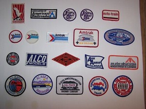 New Collection of 290 Fallen Flag, Vintage, Short Line, & Never Railroad Patches