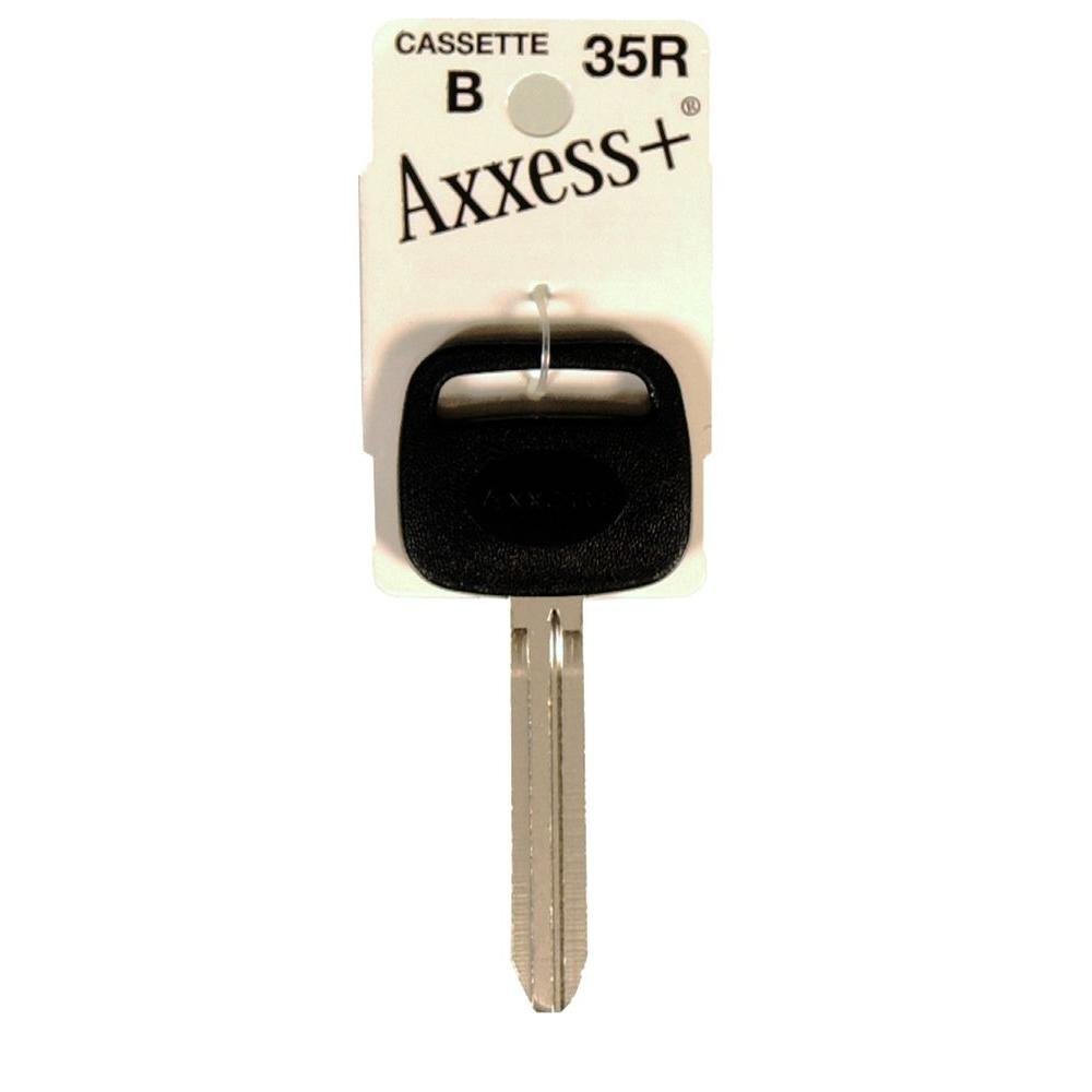The Hillman Group #35R - Key Blank - Toyota - Rubberized Key Grip