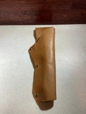 Vintage Cap Gun Toy Leather Holster Brown Plain