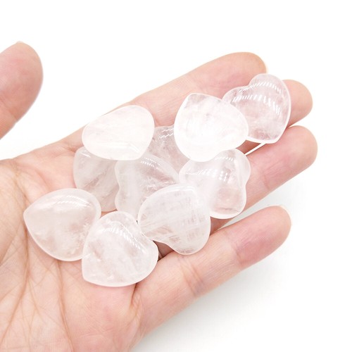 10x Edelstein Heilstein Herz Stein Glücksbringer Chakren Schutzstein 20x20mm - Bild 27 von 86