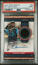 2024 Topps Series Update Elly De La Cruz /25 Auto ASSA-ED PSA 9 Top Graded RC