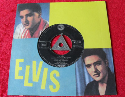 Single 7'' Elvis Presley - Party / Got A Lot O' Livin' To Do (s3) ''PARTY'' unten