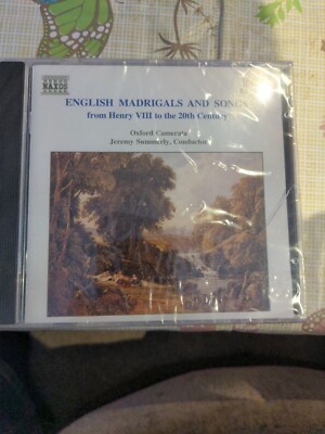 ENGLISH MADRIGALS & SONGS HENRY VIII to 20th C Oxford Camerata CD classical 1996