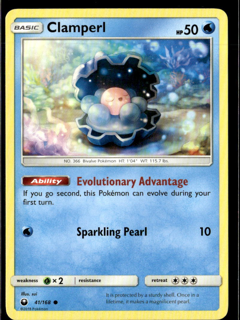 Pokemon Clamperl 41/168 Celestial Storm Non Holo Common 5 Card Lot