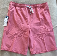 NWT Boys Xl 16 Southern Tide Swim Solid Swim Trunks Rouge Red
