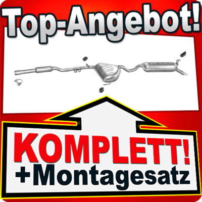 Auspuff für FIAT BRAVA / BRAVO (182) 1.2 Auspuffanlage