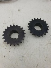 2pcs - Tsubaki 35B20F-1 Single Strand Sprocket, 35 Chain Size, 1 Bore Dia. 3D1