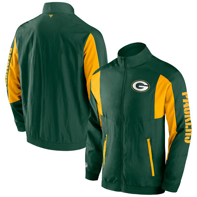 NFL Green Bay Packers Jacke Foundation Woven Crinkle Track Jacket Windjacke