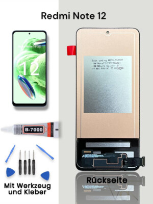 FULL INCELL Display Für Xiaomi Redmi Note 12 LCD Bildschirm Rahmen Werkzeug