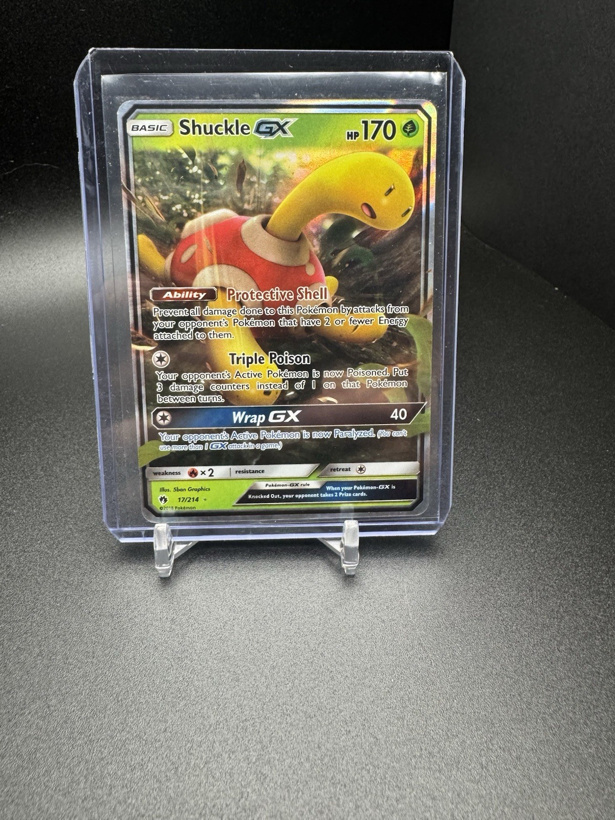 Shuckle GX Ultra Rare SM - Lost Thunder 17/214 NM