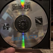 Ground Zero Texas (Sega CD, 1993) Replacement Disc 2 Only Tested Game Sony