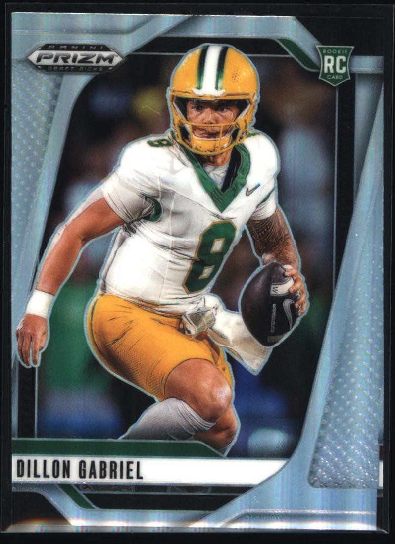 2025 Panini Prizm Draft Picks #97 Dillon Gabriel Prizms Silver Oregon Ducks