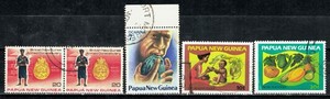 Papua New Guinea Scott 488 ** 593 in Mixed Condition