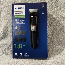 PHILIPS Norelco Multigroom 3000 All-In-One Trimmer 13 Pieces NEW. Open Box