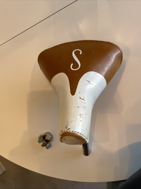 Tan Vintage Schwinn Bicycle Seat