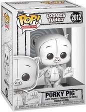 Looney Tunes: Sketched - Porky Pig Pop! Vinyl #86285 Funko Pop Vinyl box and figure