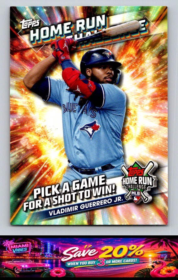 2024 Topps #HRC-27 Vladimir Guerrero Jr. Home Run Challenge (Series One)