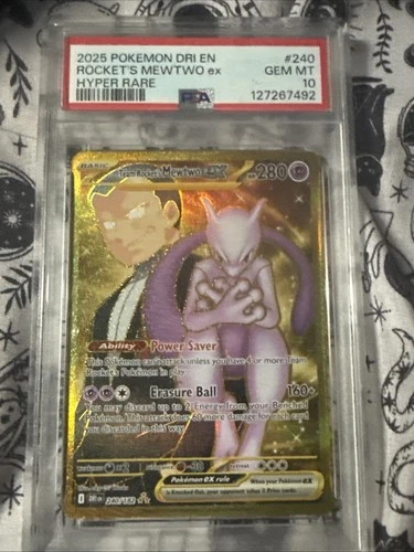 Team Rockets Mewtwo EX 240/182 Destined Rivals English Card PSA 10 Pokemon TCG