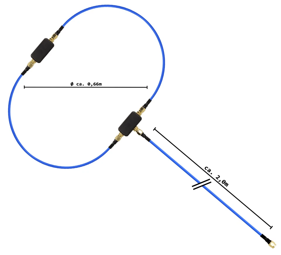 YouLoop Portable Passive Magnetic Loop Antenne für HF u. VHF f. AIRSPY / RTL-SDR - Bild 3 von 4