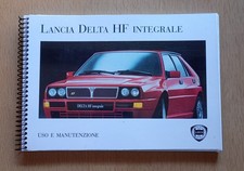 Lancia Delta HF Integrale Evoluzione Kat. Libretto uso e manutenzione.