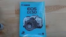 Canon EOS IX50 Silver Film Camera with Flash Holder and Lenses