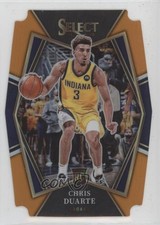 2021-22 Panini Select Premier Level Orange Prizm Die-Cut 43/65 Chris Duarte 1a39
