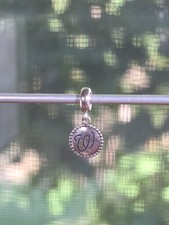Authentic Pandora Sterling Silver Washington Nationals Baseball Dangle Charm