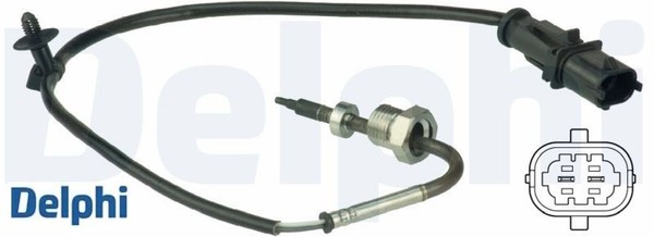 Delphi TS30028 Sensor FüR Abgastemperatur Sensor Abgastemperatur FüR Opel-image