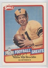 1989 Swell Football Greats Norm Van Brocklin #41 HOF 0y3