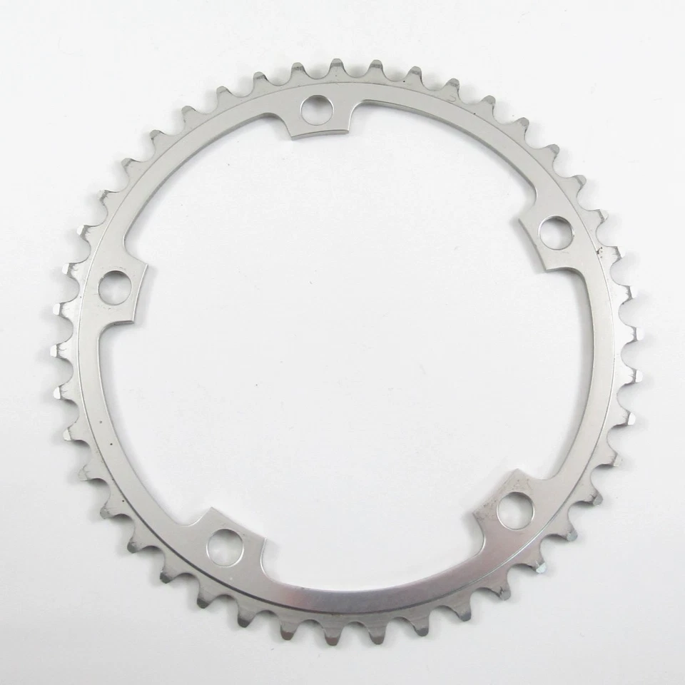 Campagnolo Nuovo / Super Record 43t 144mm bcd road chainring #753, 1970s - Image 2 of 4