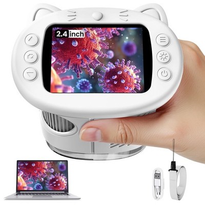 Microscope for , 2.4 Inch Digital Microscope with 1000X Magnification, Handhe...