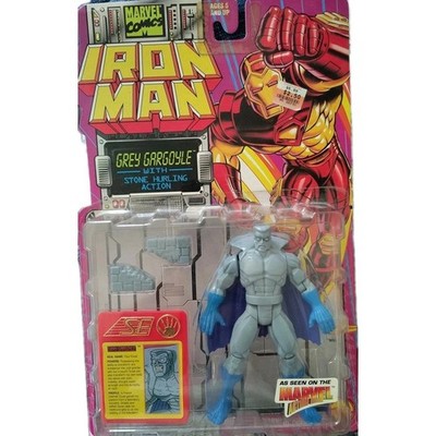Marvel Comics Iron Man Grey Gargoyle Stone Action Figure Toy Biz 1994 NOC
