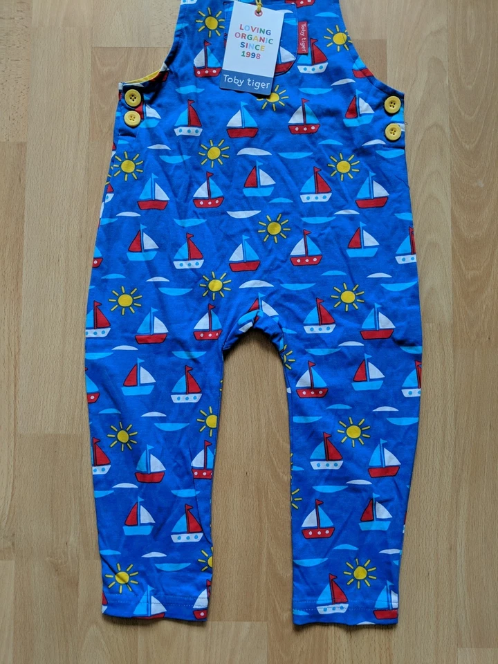 Toby Tiger Jungen Body blau bunt Größe 98 - Bild 2 von 4