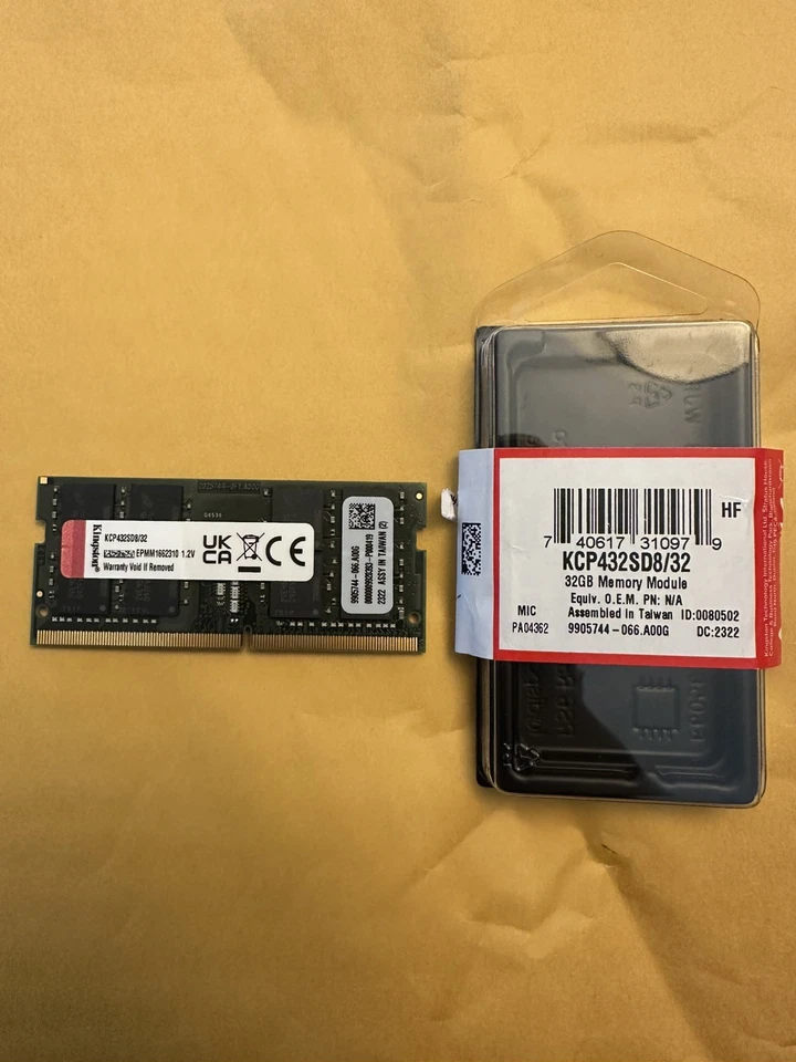 Kingston - KCP432SD8/32 - 32GB DDR4 SDRAM Memory Module - Image 3 of 3