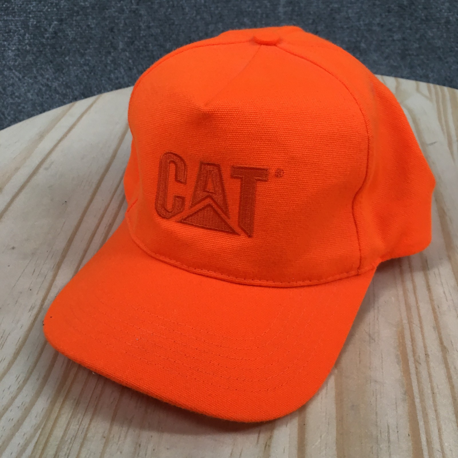 Caterpillar Daystone Baseball Cap Unisex Orange OS Curved Br
