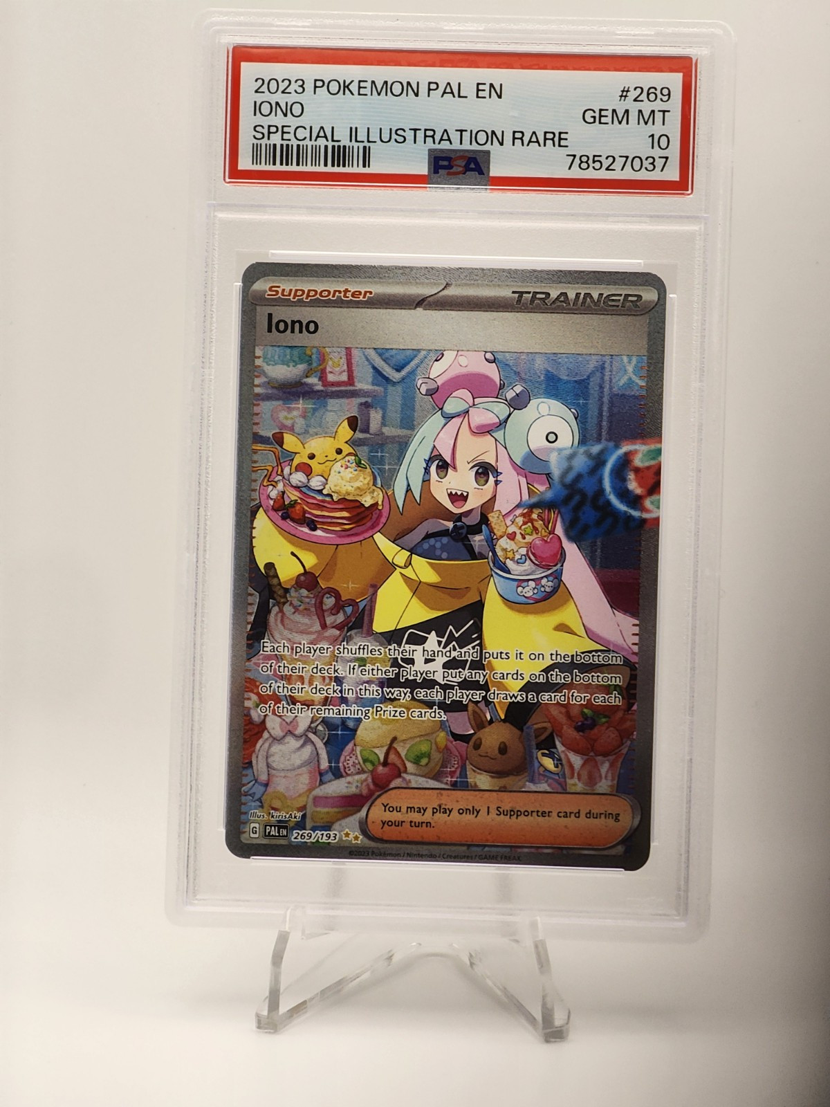 ☆海外☆PSA10ポケモンカード イオノ 269/193 SV02 英語版SV Iono 269/193 Sv02: Paldea Evolved Holo PSA 10 | eBay